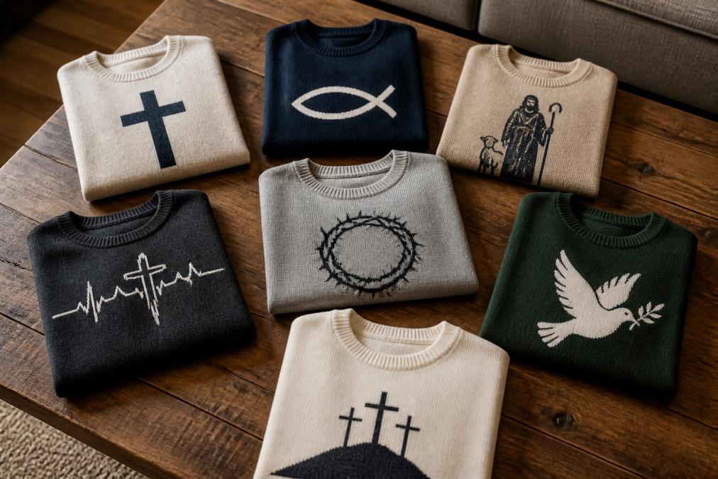 7 Stylish Christian Sweaters for Winter That Start Conversations