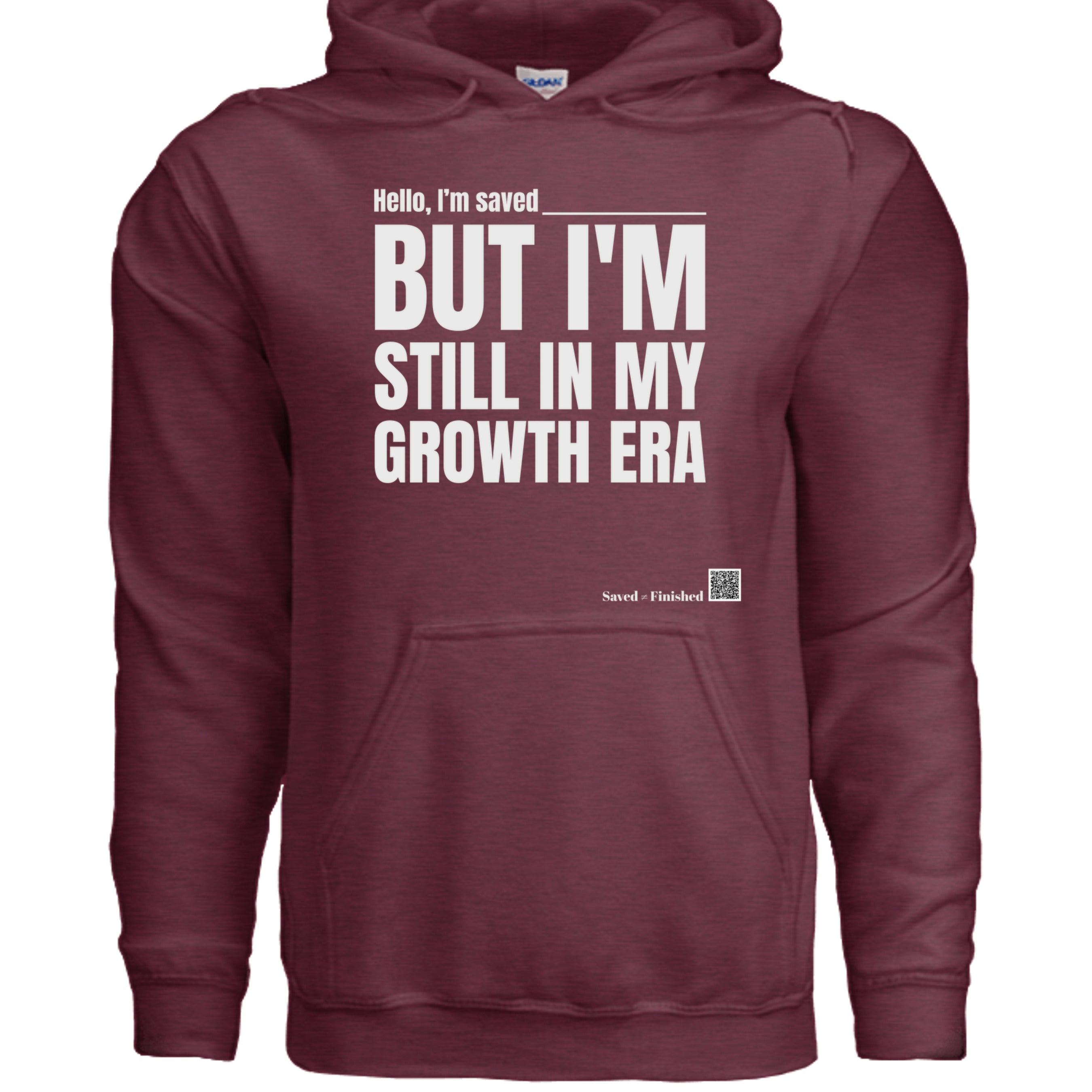 Heather Sport Dark Maroon - G185 - FRONT