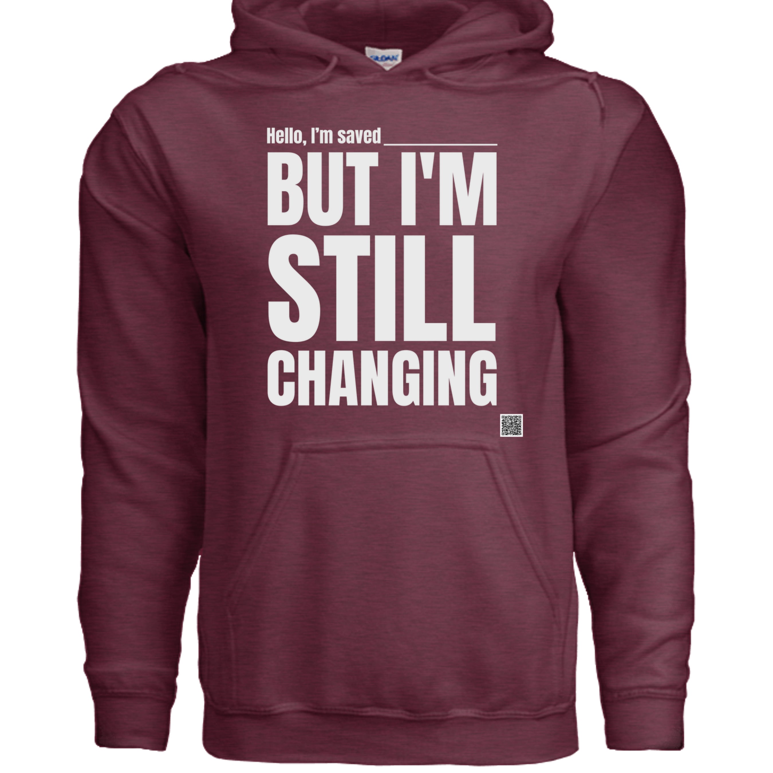 Heather Sport Dark Maroon - G185 - FRONT