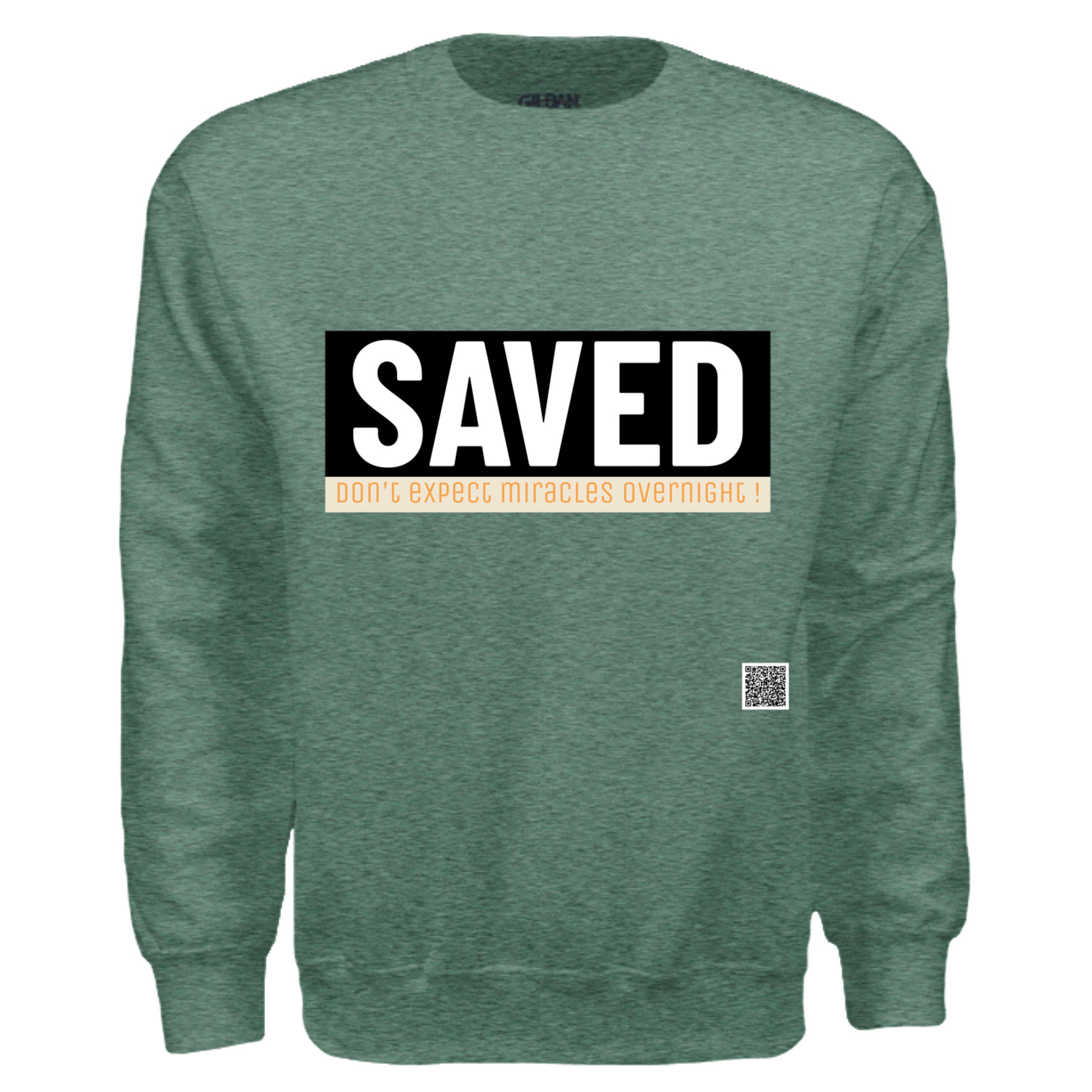HEATHER SPORT DARK GREEN - G180 - FRONT