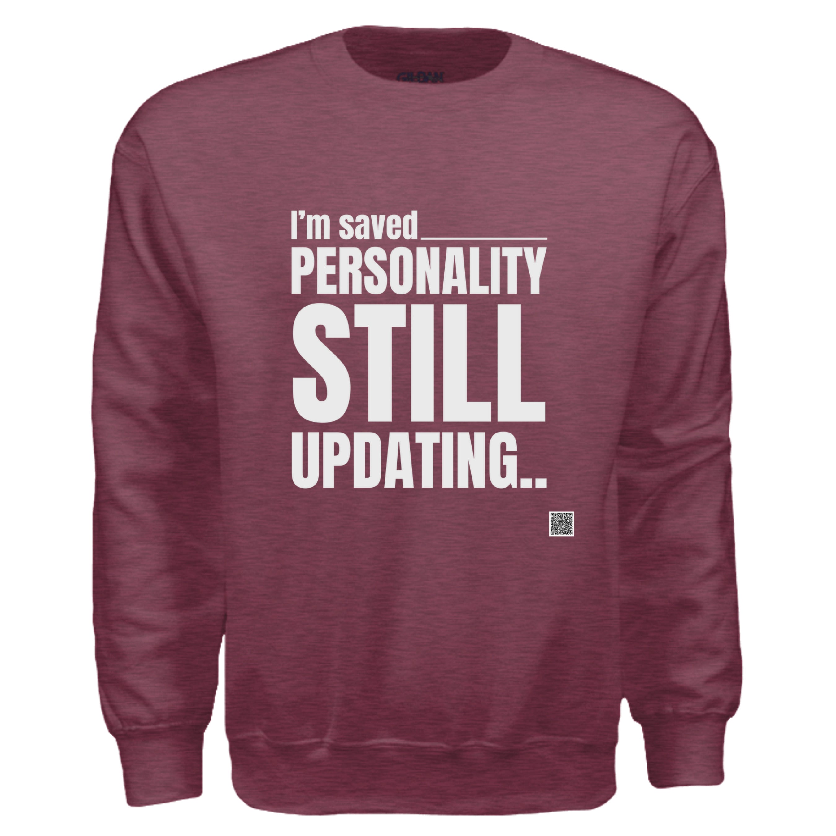 Heather Sport Dark Maroon - G180 - FRONT